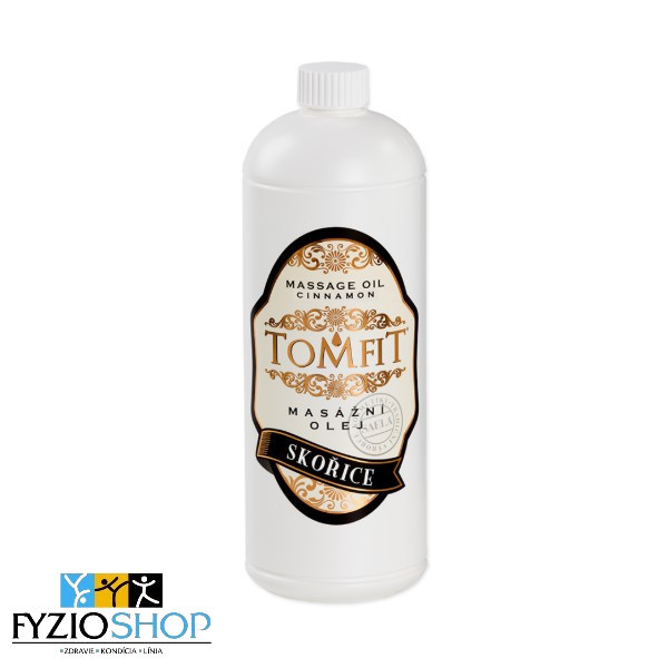 TOMFIT masážny olej so škoricou 1000 ml