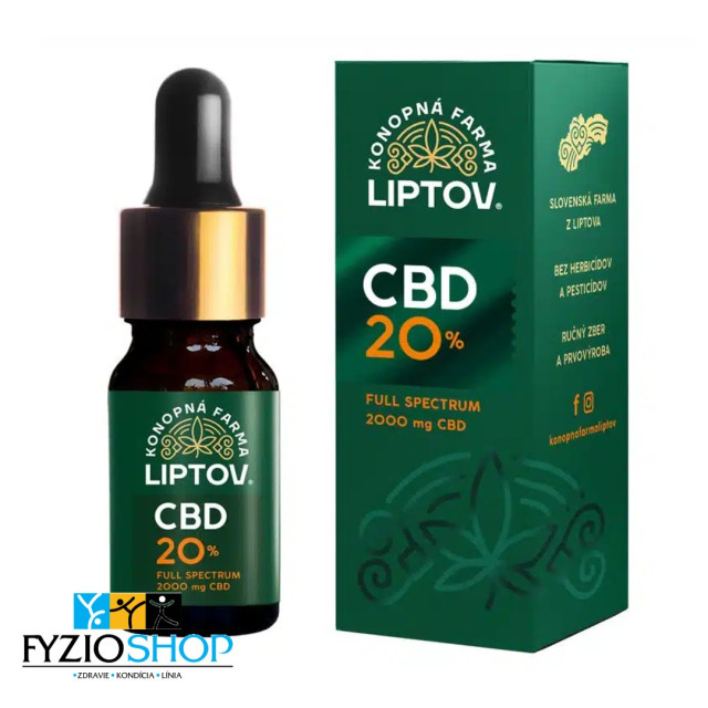 cbd 20 olej konopna farma liptov