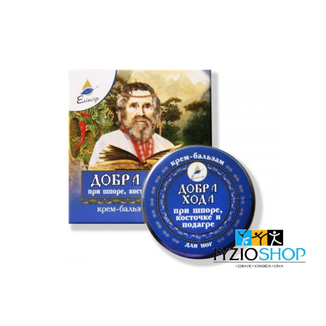 Krém Dobrá chôdza – úľava pri ostrohe a bolestiach chodidiel, 10 ml