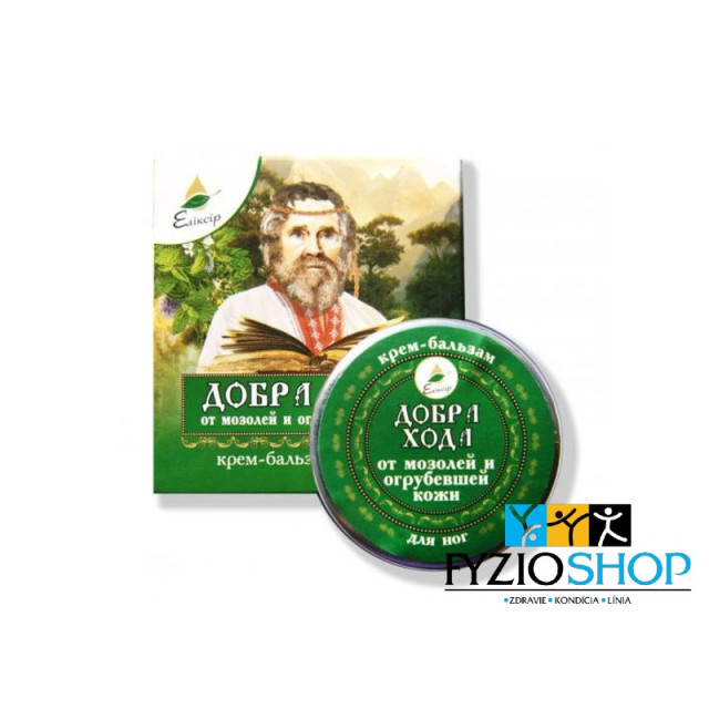 Elixír balzam na kurie oká Dobrá chôdza – jemná starostlivosť o nohy